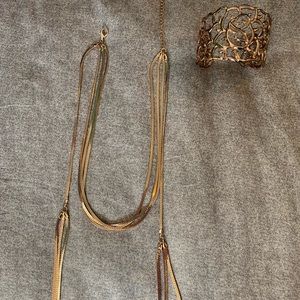 Rose gold boutique jewelry set
